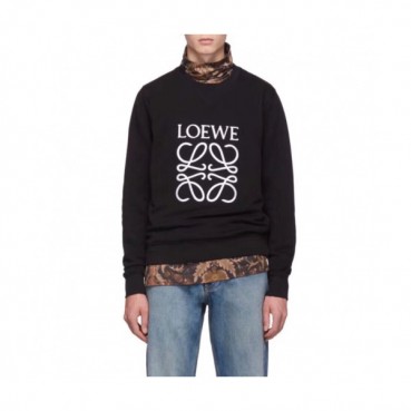Loewe 2019 Mens Logo Crew-neck Cotton Man
