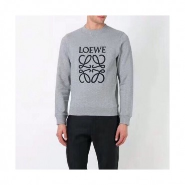 Loewe 2019 Mens Logo Crew-neck Cotton Man