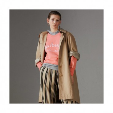 [매장판]Burberry 2019 Mm/Wm Logo Cotton Tshirt - 버버리 2019 남자 로고 코튼 긴팔티 Fen01587x.Size(s 