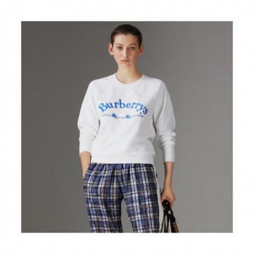 [매장판]Burberry 2019 Mm/Wm Logo Cotton Tshirt - 버버리 2019 남자 로고 코튼 긴팔티 Fen01587x.Size(s 