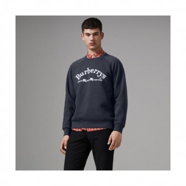 [매장판]Burberry 2019 Mm/Wm Logo Cotton Tshirt - 버버리 2019 남자 로고 코튼 긴팔티 Fen01586x.Size(s 