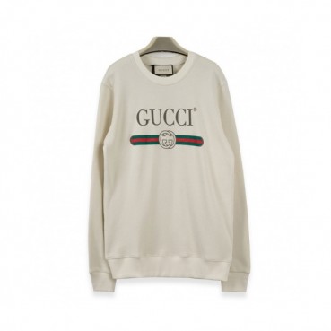 Gucci 2019 Mens Logo Cotton Crew-neck Tshirt 
