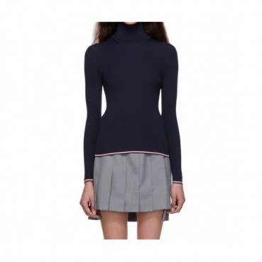 Thom Browne 2019  Womens Strap Turtle-neck Tshirt 