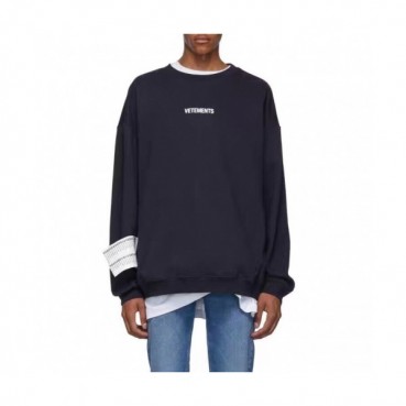 Vetements 2019 Mens Printing Logo Cotton Short Sleeved Oversize Tshirt - 베트멍 남성 프린팅 로고 코튼 오버사이즈 긴팔티 Vet0039x.Size(s 