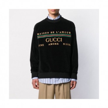 Gucci 2019 Mm/Wm Logo Velvet Man-to