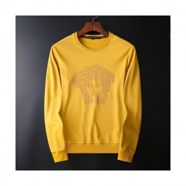 Versace 2019 Mens Medusa Logo Crew-neck Tshirt 