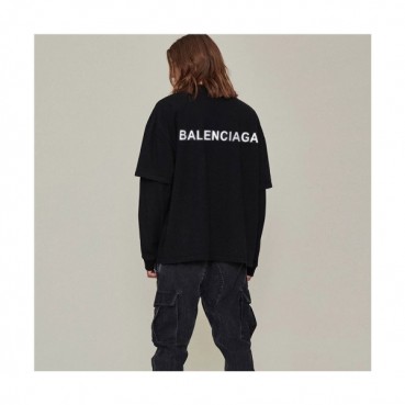 Balenciaga 2019 Mens Logo Cotton Man-to