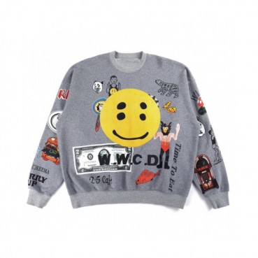 Kanye west 2019 Mm/Wm Logo Oversize Cotton Man-to