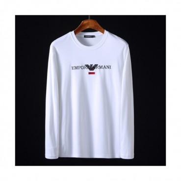 Armani 2019 Mens Logo Cotton Tshirt - 알마니 2019 남성 로고 코튼 긴팔티셔츠 Arm0249x.Size(m 
