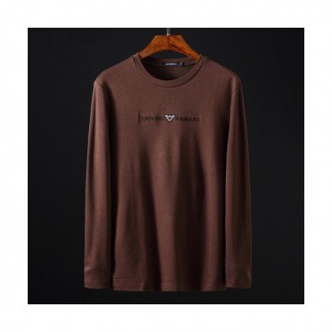 Armani 2019 Mens Logo Cotton Tshirt - 알마니 2019 남성 로고 코튼 긴팔티셔츠 Arm0248x.Size(m 