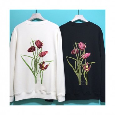 Loewe 2019 Mens Cotton Round Tshirt - 로에베 남성 신상 코튼 맨투맨 Loe006x.2컬러(블랙/화이트)Size(S 