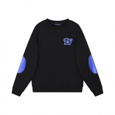 루이비통 남성 모던 블랙 맨투맨 - Louis vuitton Mens Black Tshirts 