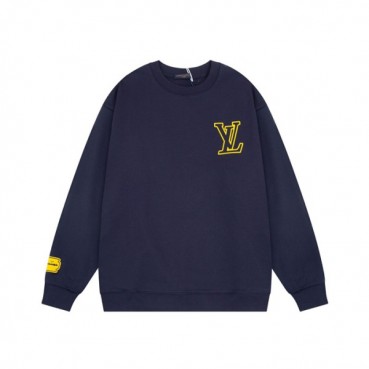 루이비통 남성 모던 네이비 맨투맨 - Louis vuitton Mens Navy Tshirts 