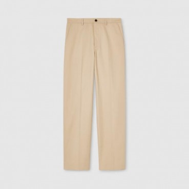 구찌 남성 자수 트윌 팬츠 - Gucci Mens Embroidery Twill Pants 