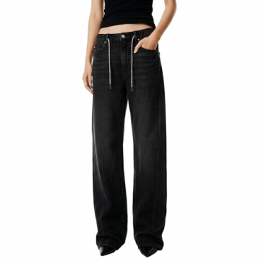 알렉산더왕 여성 크리스탈 드로코드 벌룬 조거 - Alexander wang Womens Crystal Drawcord Balloon Jogger 