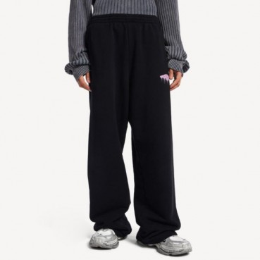 발렌시아가 남성 웻 브러시 루즈핏 트레이닝 팬츠 - Balenciaga Mens Wet Brush Baggy Sweatpants 