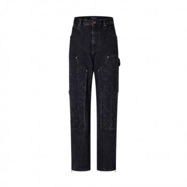 루이비통 남성 트렌디 청바지 - Louis vuitton Mens Trendy Jeans 