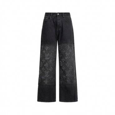 루이비통 남성 트렌디 청바지 - Louis vuitton Mens Trendy Jeans 
