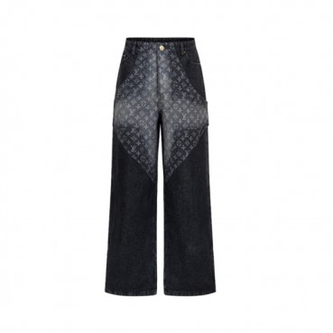 루이비통 남성 트렌디 청바지 - Louis vuitton Mens Trendy Jeans 
