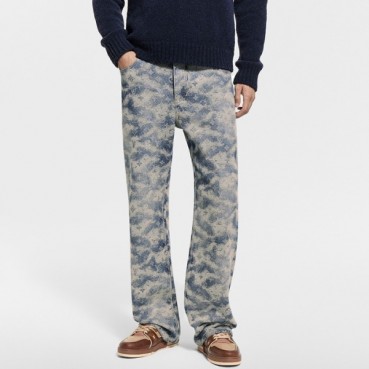 루이비통 남성 트렌디 청바지 - Louis vuitton Mens Trendy Jeans 