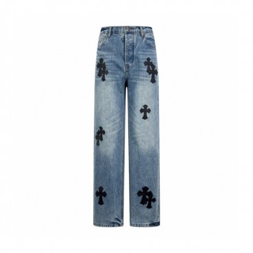크롬하츠 남성 클래식 청바지 - Chrom Hearts Mens Classic Jeans 