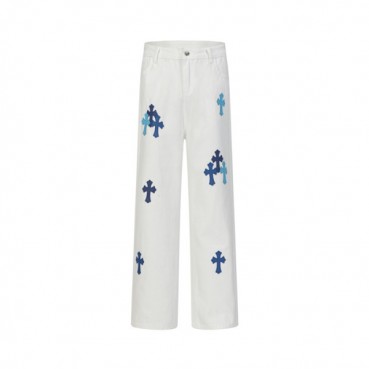 크롬하츠 남성 클래식 청바지 - Chrom Hearts Mens Classic Jeans 
