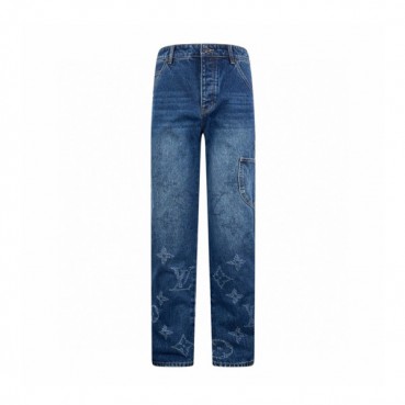 루이비통 남성 트렌디 청바지 - Louis vuitton Mens Trendy Jeans 