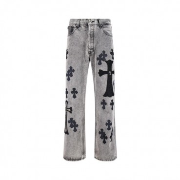 크롬하츠 남성 클래식 청바지 - Chrom Hearts Mens Classic Jeans 