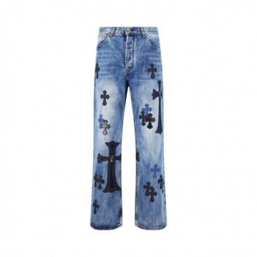 크롬하츠 남성 클래식 청바지 - Chrom Hearts Mens Classic Jeans 
