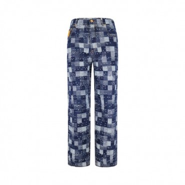 루이비통 남성 트렌디 청바지 - Louis vuitton Mens Trendy Jeans 
