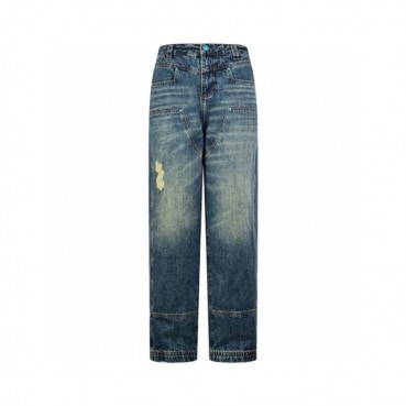 루이비통 남성 트렌디 청바지 - Louis vuitton Mens Trendy Jeans 