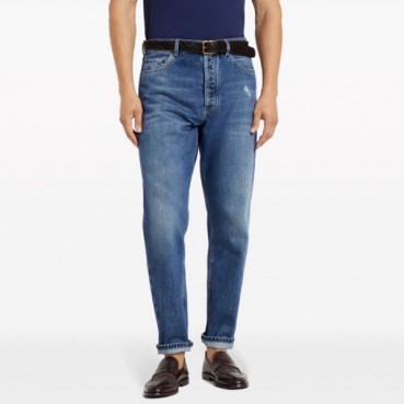 브루넬로쿠치넬리 남성 블루 청바지 - Brunello Cucinelli Mens Blue Jeans 