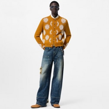 루이비통 남성 블루 청바지 - Louis vuitton Mens Blue Jeans 