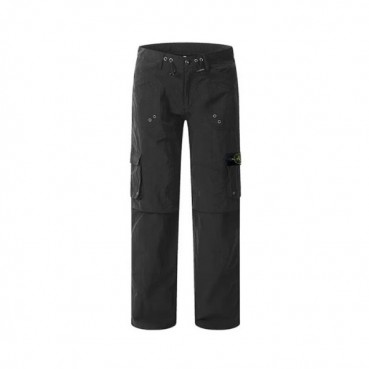 스톤아일랜드 남성 캐쥬얼 팬츠 - Stone Island Mens Black Pants 