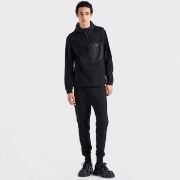 프라다 남성 블랙 조거 팬츠 - Prada Mens Jogger Pants 