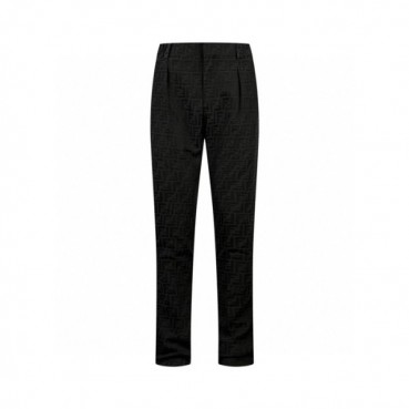 펜디 남성 블랙 슬랙스 - Fendi Mens Black Slacks 