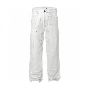 메종 마르지엘라 남성 화이트 청바지 - Maison margiela Mens White Jeans 