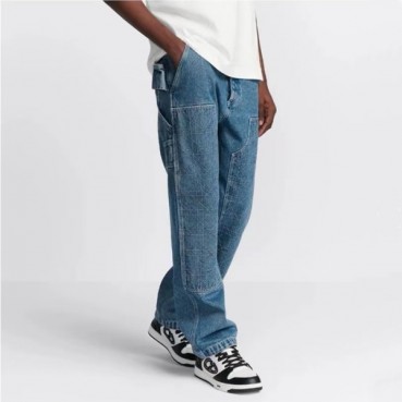 디올 남성 블루 청바지 - Dior Mens Blue Jeans 