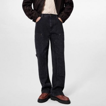 루이비통 남성 모노그램 청바지 - Louis vuitton Mens Monogram Jeans 