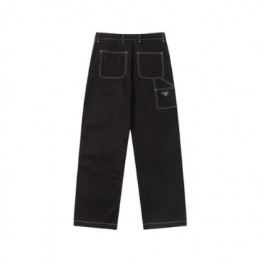프라다 남성 캐쥬얼 블랙 청바지 - Prada Mens Black Jeans 
