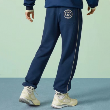 구찌 남성 캐쥬얼 블루 팬츠 - Gucci Mens Blue Pants 