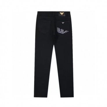 알마니 남성 트렌디 블랙 청바지 - Armani Mens Black Jeans 