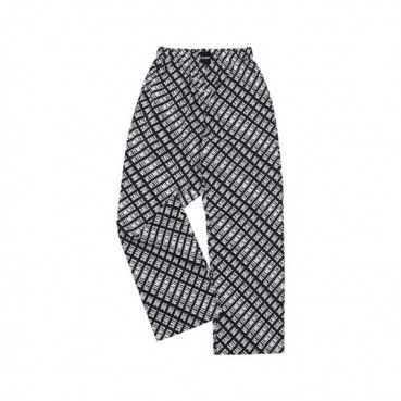 베트멍 남/녀 블랙 팬츠 - Vetements Unisex Black Pants 
