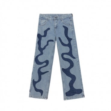 루이비통 남성 블루 청바지 - Louis vuitton Mens Blue Jeans 