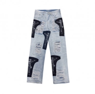 지방시 남성 트렌디 블루 청바지 - Givenchy Mens Blue Jeans 