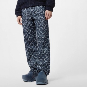루이비통 남성 블루 청바지 - Louis vuitton Mens Blue Jeans 