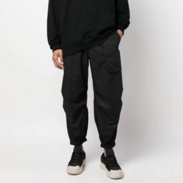 요지야마모토 남성 캐쥬얼 블랙 팬츠 - Y3 Mens Black Casual Pants 