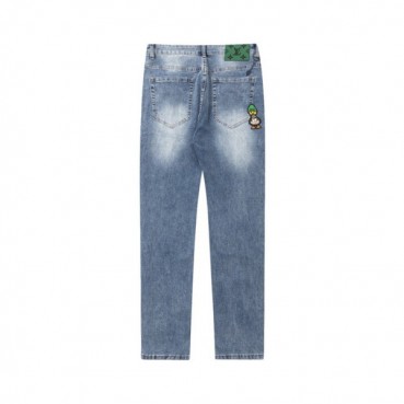 루이비통 남성 블루 청바지 - Louis vuitton Mens Blue Jeans 