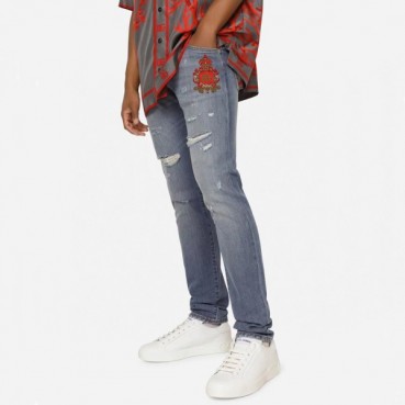 돌체앤가바나 남성 블루 청바지 - Dolce&Gabbana Mens Blue Jeans 