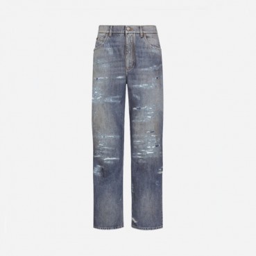 돌체앤가바나 남성 블루 청바지 - Dolce&Gabbana Mens Blue Jeans 